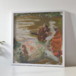 Skinning a hippopotamus 1909‒1910 Akseli Gallen Kallela 5 mockup