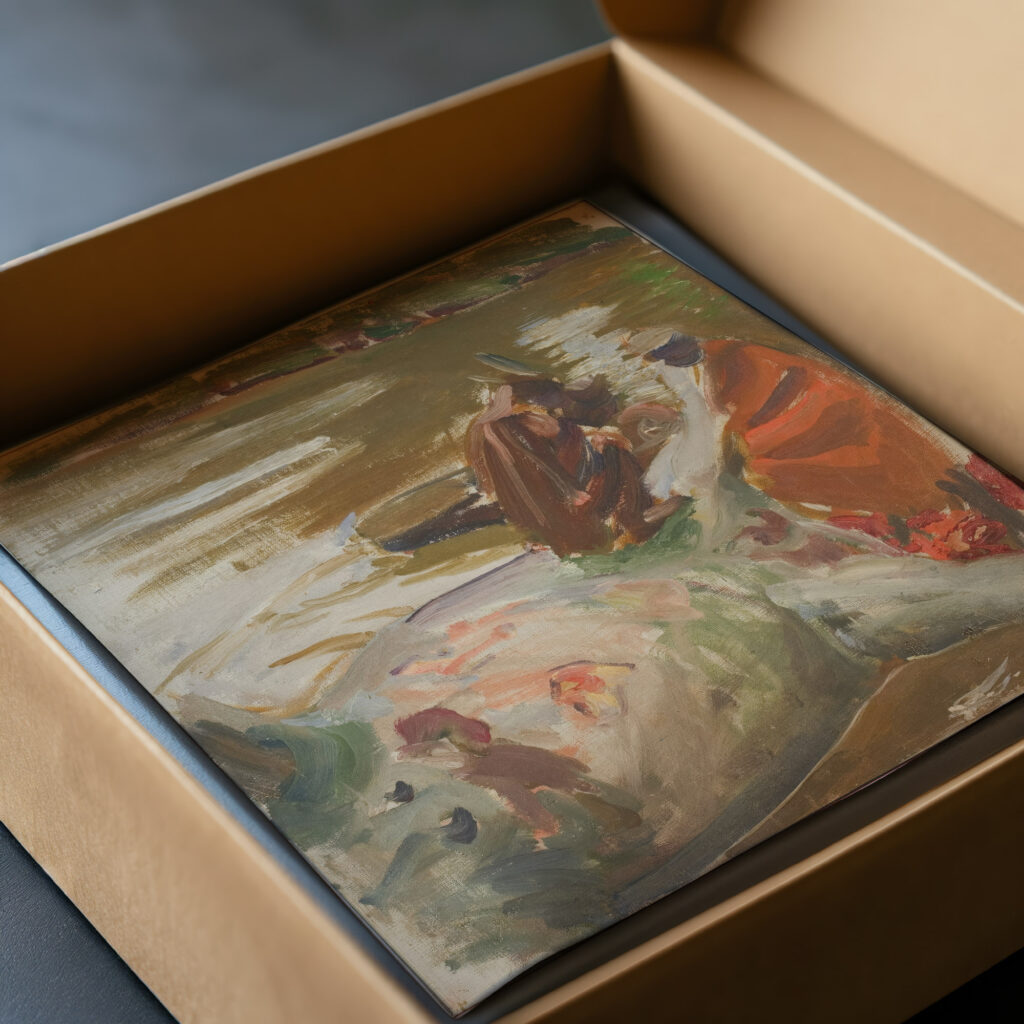 Skinning a hippopotamus 1909‒1910 Akseli Gallen Kallela video mockup