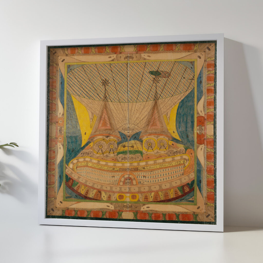 Skt. AdolfBallohnSchiff RiesenStadt 1921 Adolf Wolfli 5 mockup