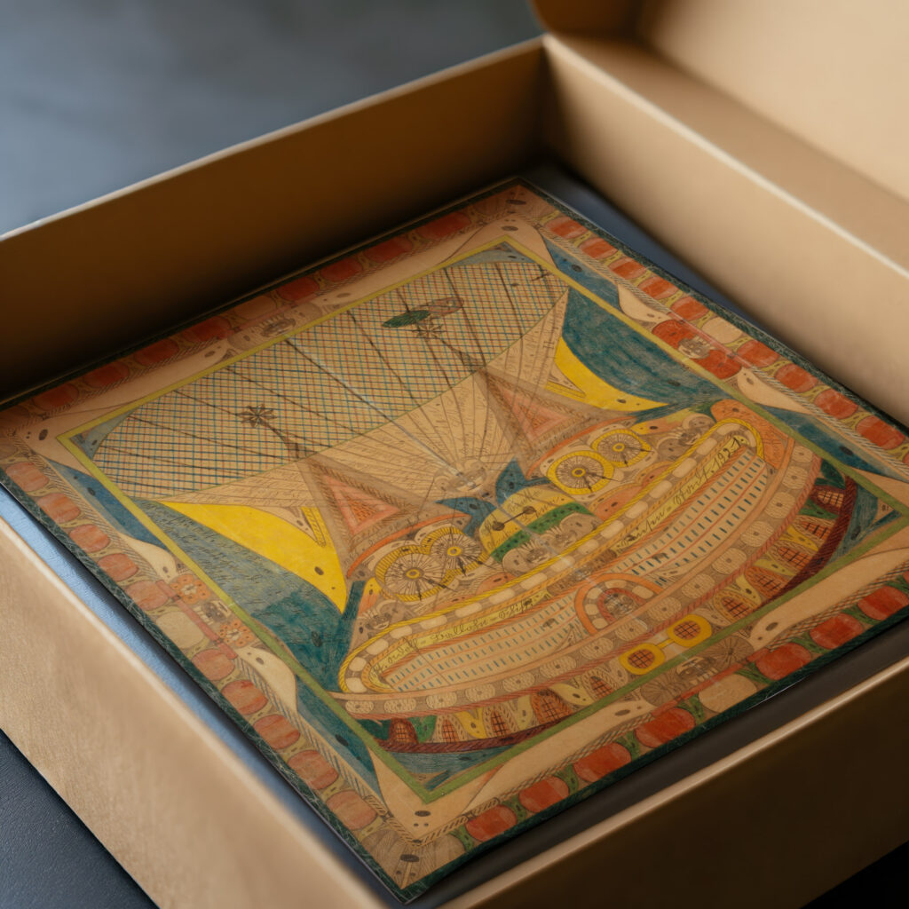 Skt. AdolfBallohnSchiff RiesenStadt 1921 Adolf Wolfli video mockup