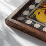 Skt. AdolfThronAlpaRoosali 1917 Adolf Wolfli close up dark wood mockup