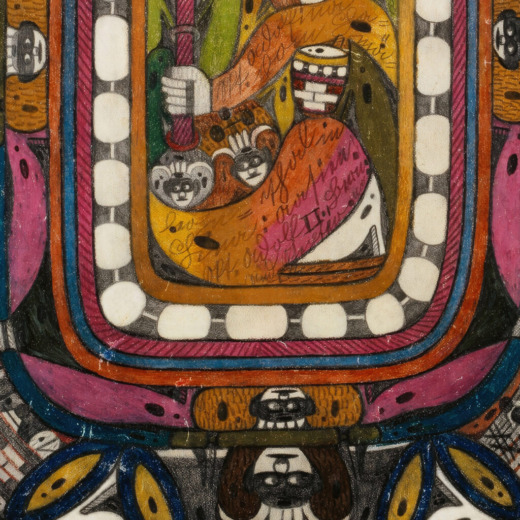 Skt. Adolfina vom ChamaleohnThal in China Aasien 1919 Adolf Wolfli 8 mockup