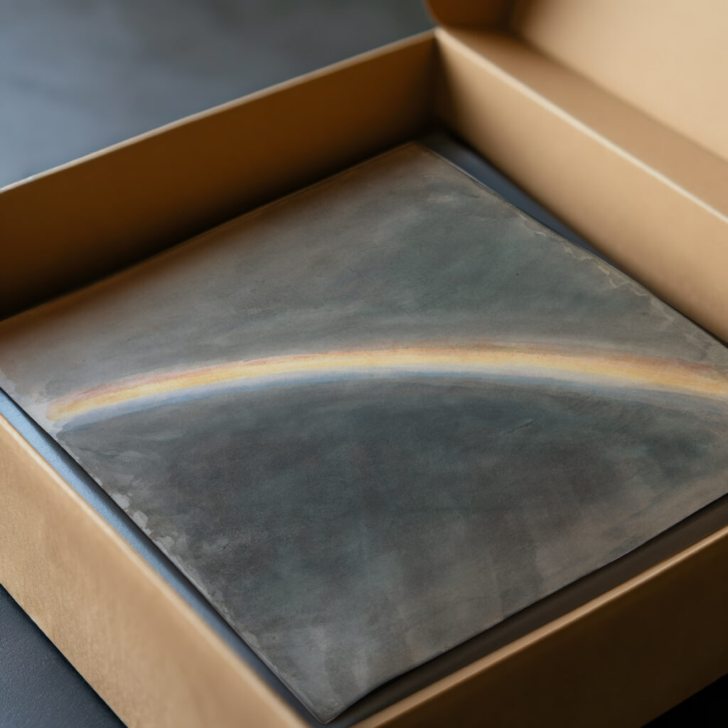 Sky Study with Rainbow 1827 John Constable video mockup