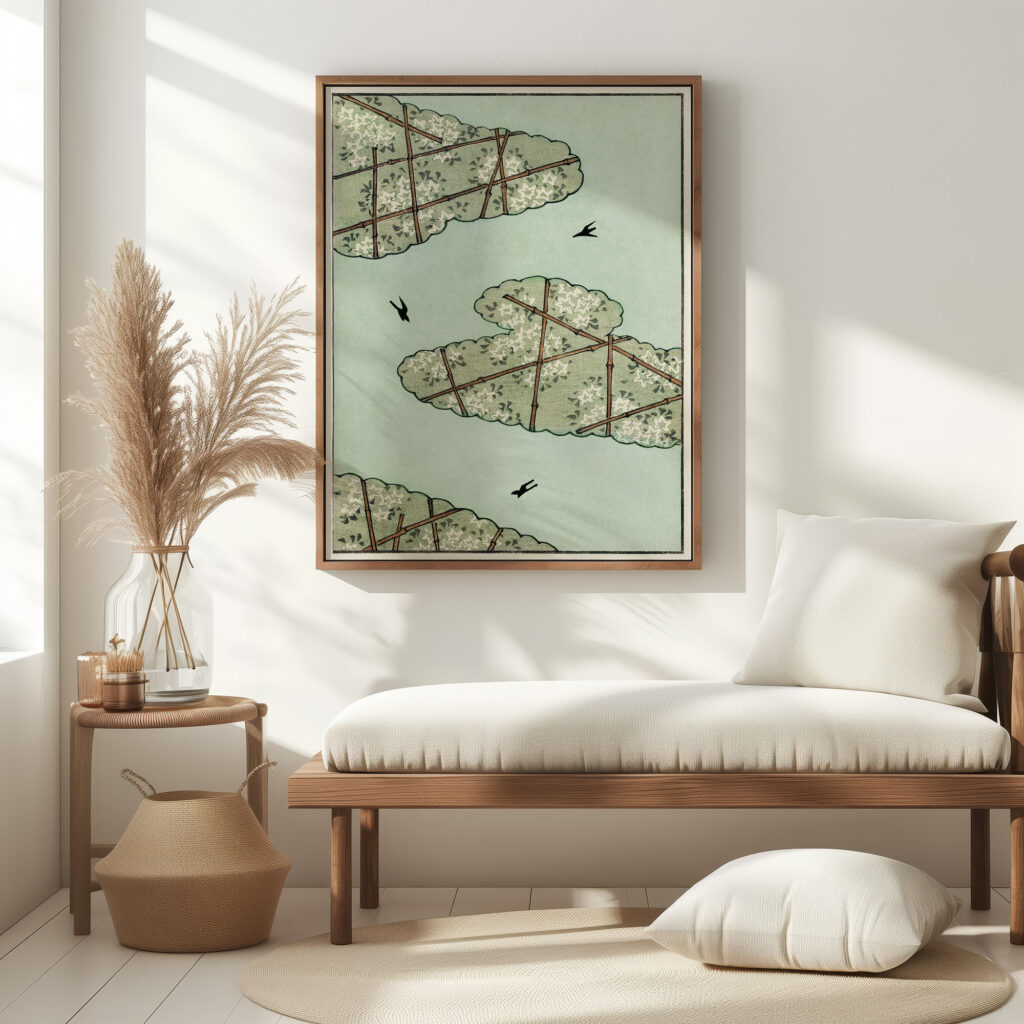 Sky illustration Watanabe Seitei 5 mockup