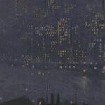 Skyscrapers at night 1910 Joseph Pennell 8 mockup