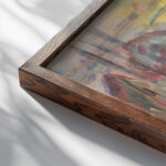 Slovak Family 1935–1944 Arnold Peter Weisz Kubincan close up dark wood mockup