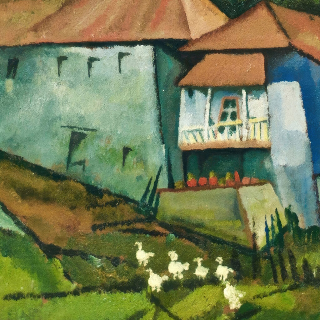 Small River House 1913 Amadeo de Souza Cardoso 8 mockup