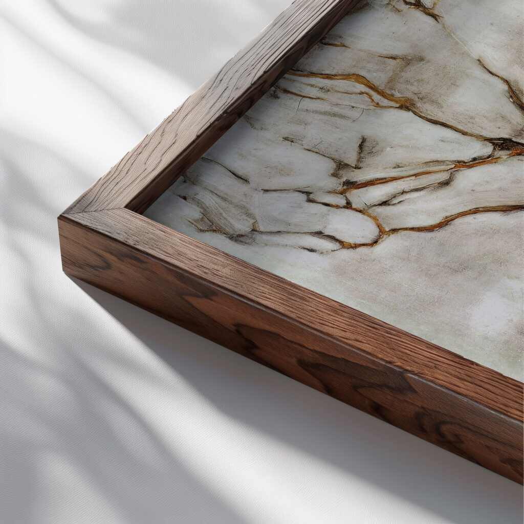 Small Tree in Late Autumn 1911 Egon Schiele close up dark wood mockup