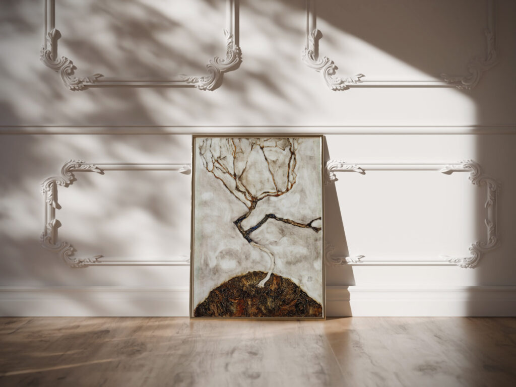 Small Tree in Late Autumn 1911 Egon Schiele video mockup