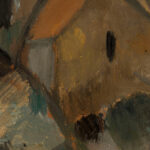 Small house with a red roof 1911 Tadeusz Makowski 8 mockup