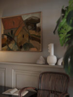 Small house with a red roof 1911 Tadeusz Makowski video mockup