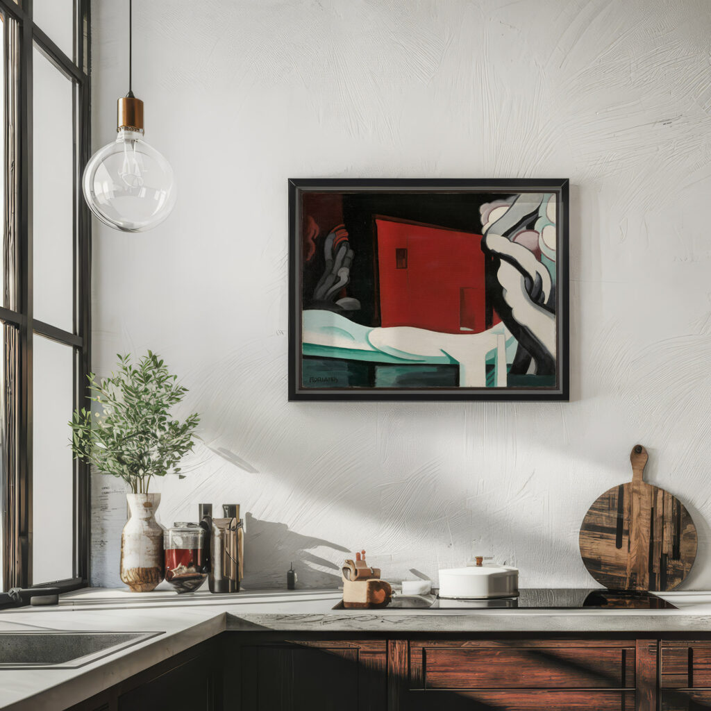 Snow and Glow 1935 Oscar Bluemner 6 mockup