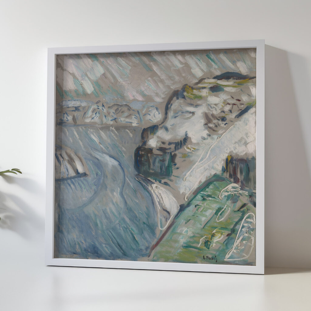 Snowstorm by the Sea 1910–12 Edvard Munch 5 mockup