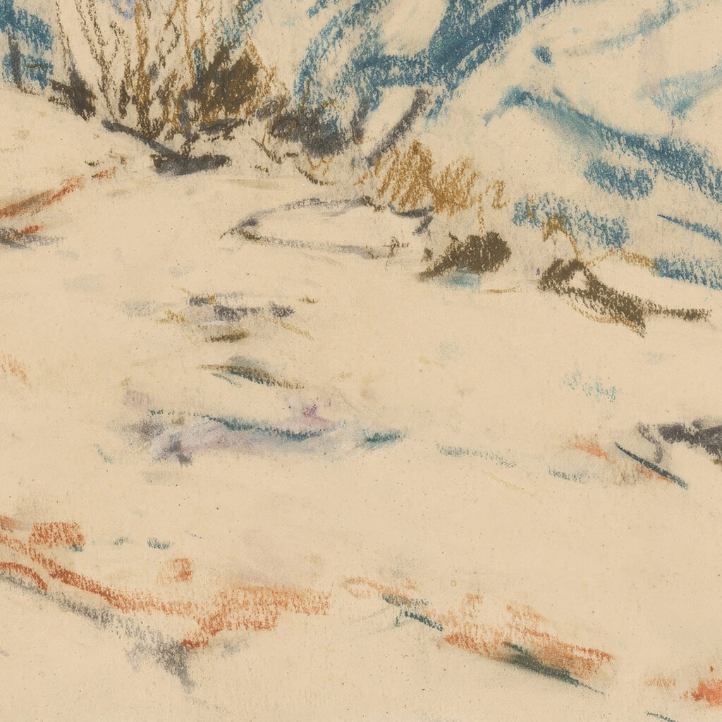 Snowy Mountainside 1931 Zolo Palugyay 8 mockup