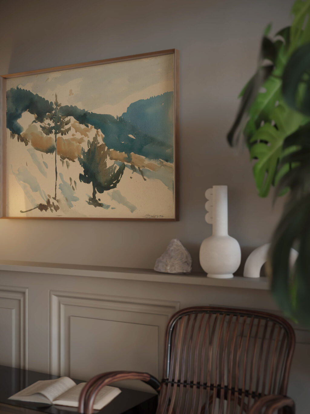 Snowy Plain in the Mountains 1930 Zolo Palugyay video mockup