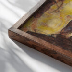 Soest ca 1916 Christian Rohlfs close up dark wood mockup