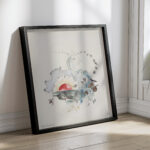 Soleil couchant. 1875 Felix Bracquemond 4 mockup