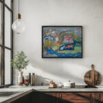 Solva Fishing Village in Pembrokeshire 1936 Frances Hodgkins 6 mockup