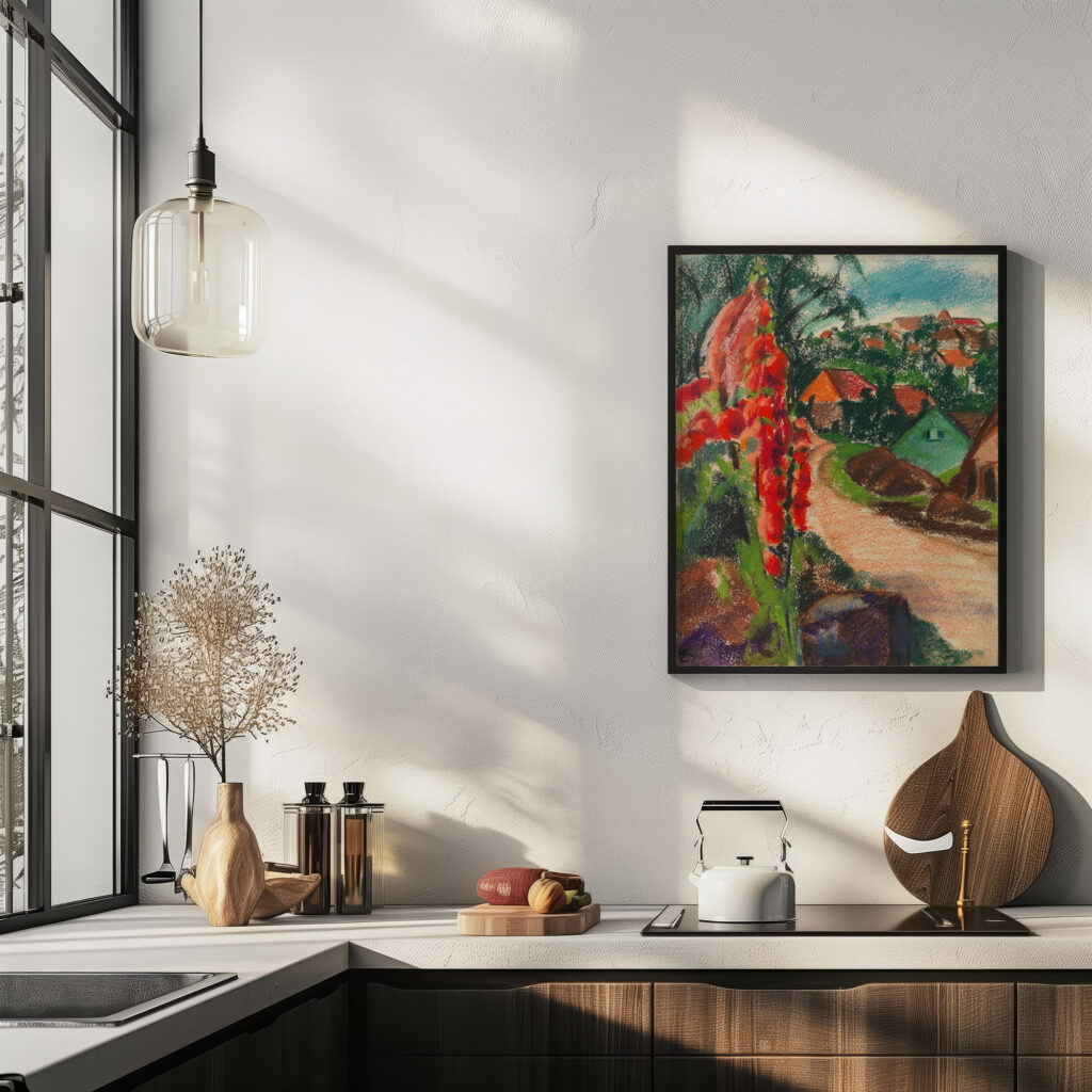 Sommer im Dorf 1925 Kathe Loewenthal 6 mockup