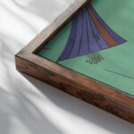 Sommerwinde Summer Wind 1922 Unknown close up dark wood mockup