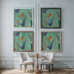 Sommerwinde Summer Wind 1922 Unknown framed posters mockup