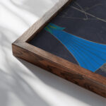 Sommerwinde Summer Wind II 1922 Unknown close up dark wood mockup