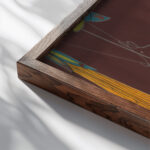 Sommerwinde Summer Wind IV 1922 Unknown close up dark wood mockup