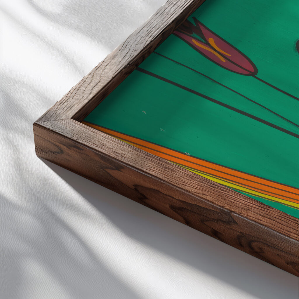 Sommerwinde Summer Wind V 1922 Unknown close up dark wood mockup