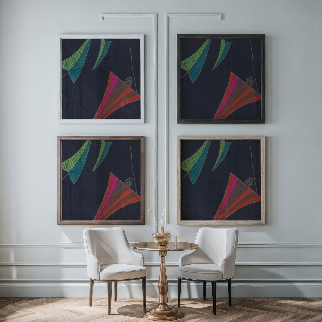 Sommerwinde Summer Wind VI 1922 Unknown framed posters mockup