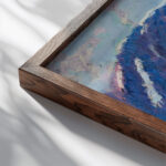 Songs of Winter No. 3 circa 1907 08 Marsden Hartley close up dark wood mockup