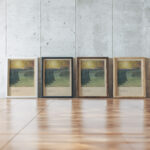 Sonnenaufgang around 1923 Karl Wiener framed posters mockup