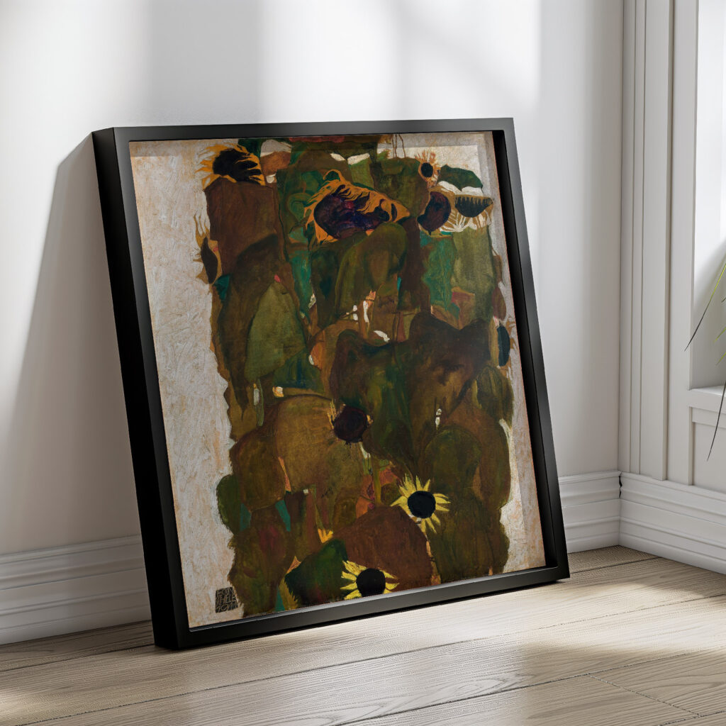 Sonnenblumen I 1911 Egon Schiele 4 mockup