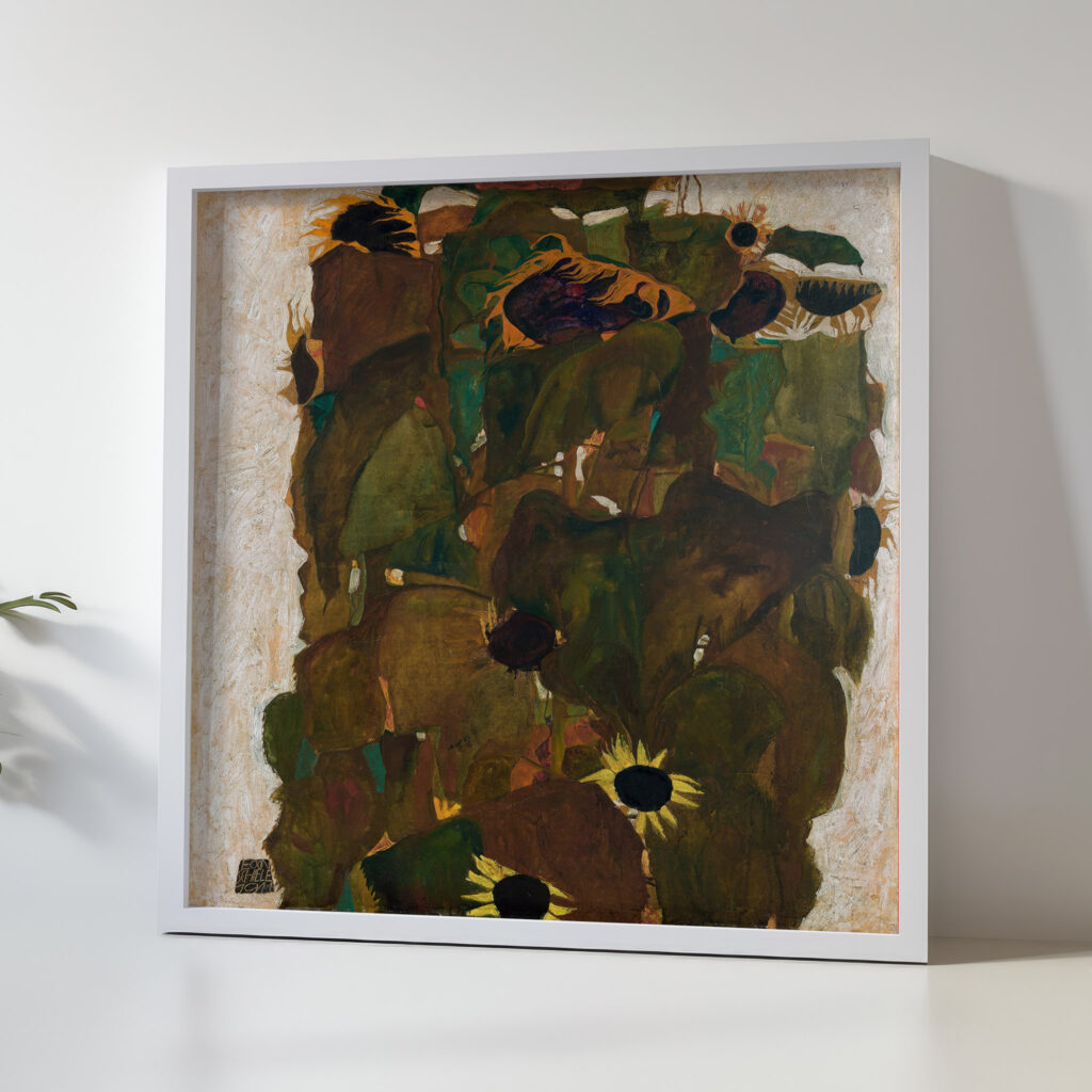 Sonnenblumen I 1911 Egon Schiele 5 mockup