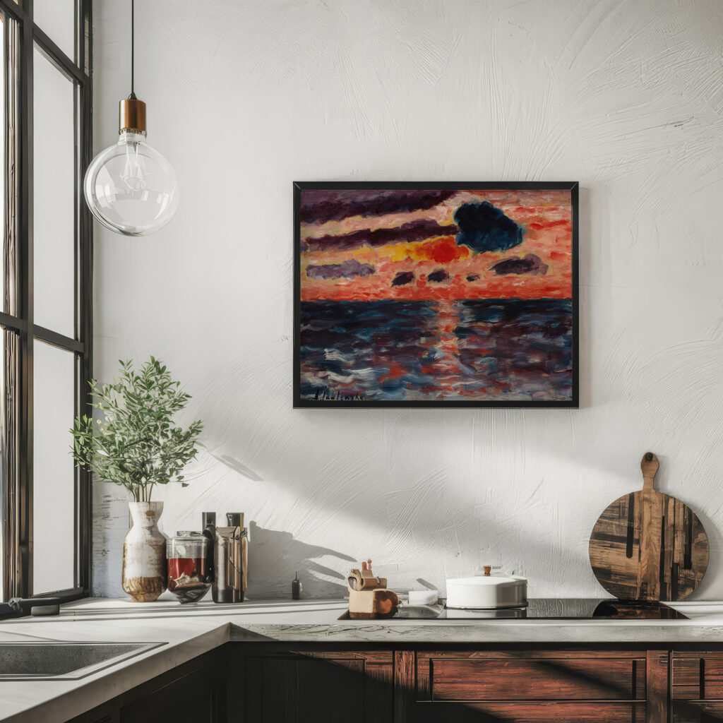 Sonnenuntergang Borkum 1928 Alexej von Jawlensky 6 mockup