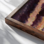 Sonnenuntergang Borkum 1928 Alexej von Jawlensky close up dark wood mockup