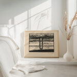 Sonnenuntergang am Wattenmeer 1911 Wilhelm Laage 4 mockup