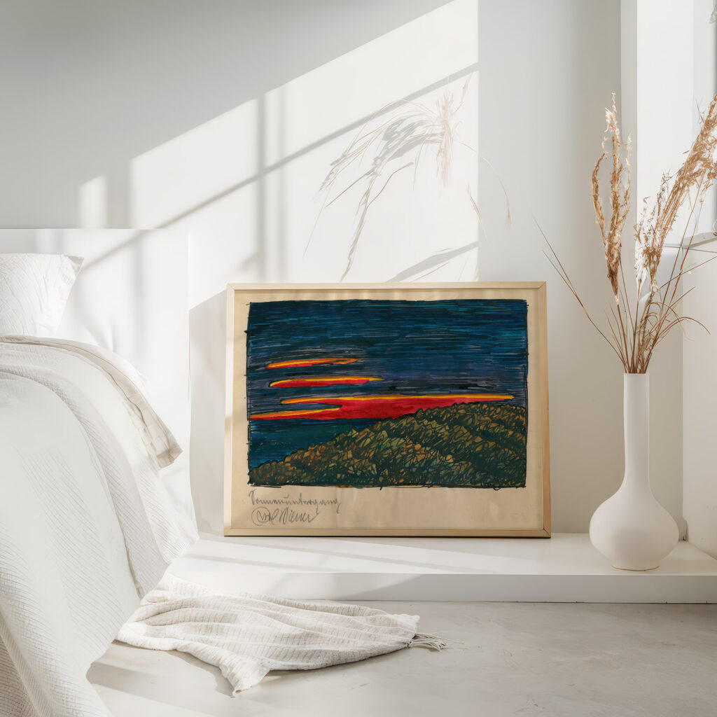 Sonnenuntergang around 1921 Karl Wiener 4 mockup