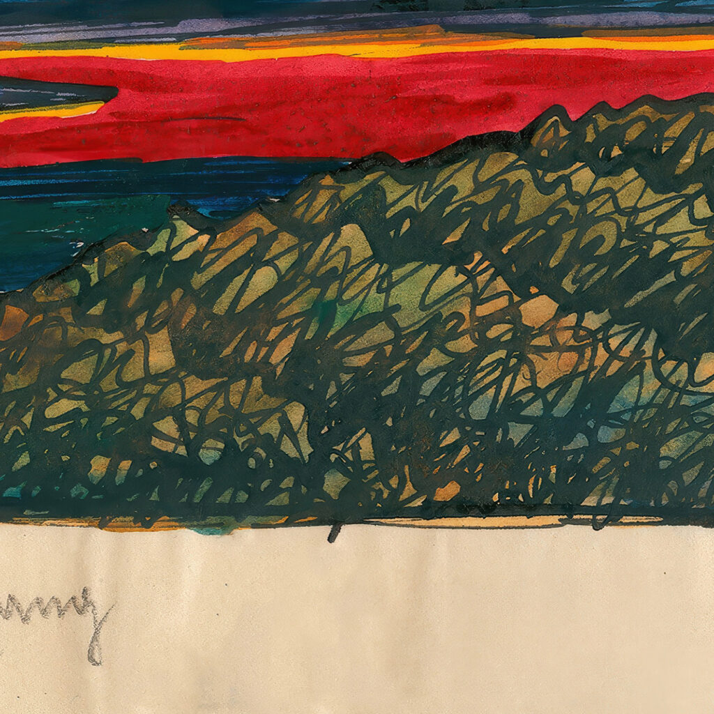 Sonnenuntergang around 1921 Karl Wiener 8 mockup