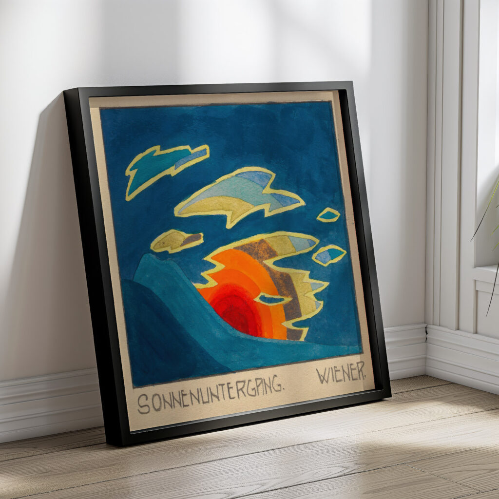 Sonnenuntergang around 1923 Karl Wiener 4 mockup