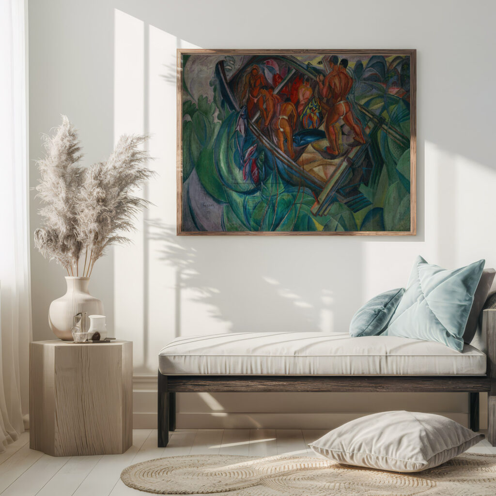 South Sea Fishermen 1921 David Davidovich Burliuk 5 mockup