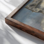 Souvenir of Florence 1929 Paul Nash close up dark wood mockup