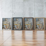 Souvenir of Florence 1929 Paul Nash framed posters mockup