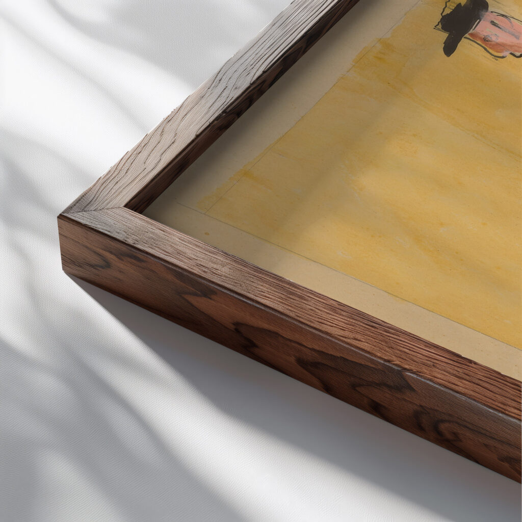 Spanish Toreador 1936 Cyprian Majernik close up dark wood mockup