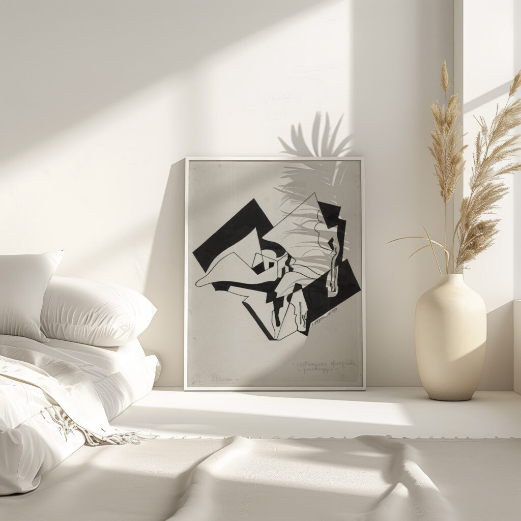 Spatial Construction Landscape 1919 Enrico Prampolini 4 mockup