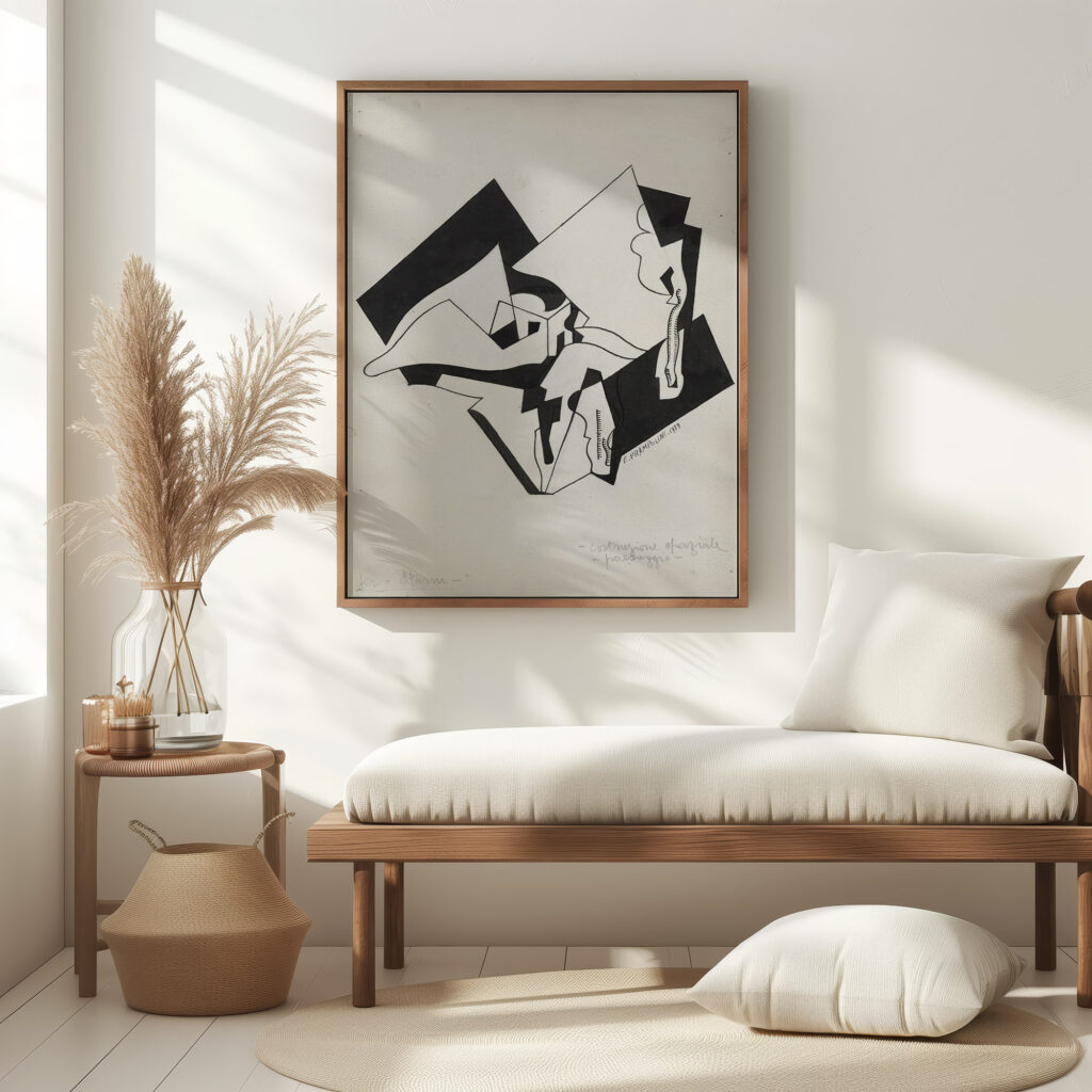 Spatial Construction Landscape 1919 Enrico Prampolini 5 mockup