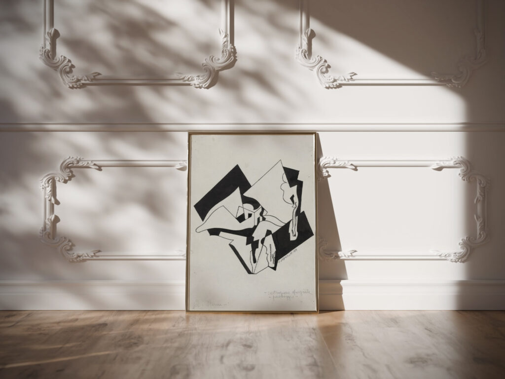 Spatial Construction Landscape 1919 Enrico Prampolini video mockup