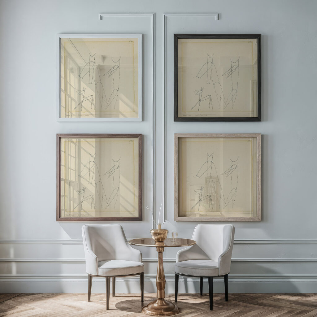 Spaziergang 1915 Paul Klee framed posters mockup