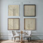 Spaziergang 1915 Paul Klee framed posters mockup