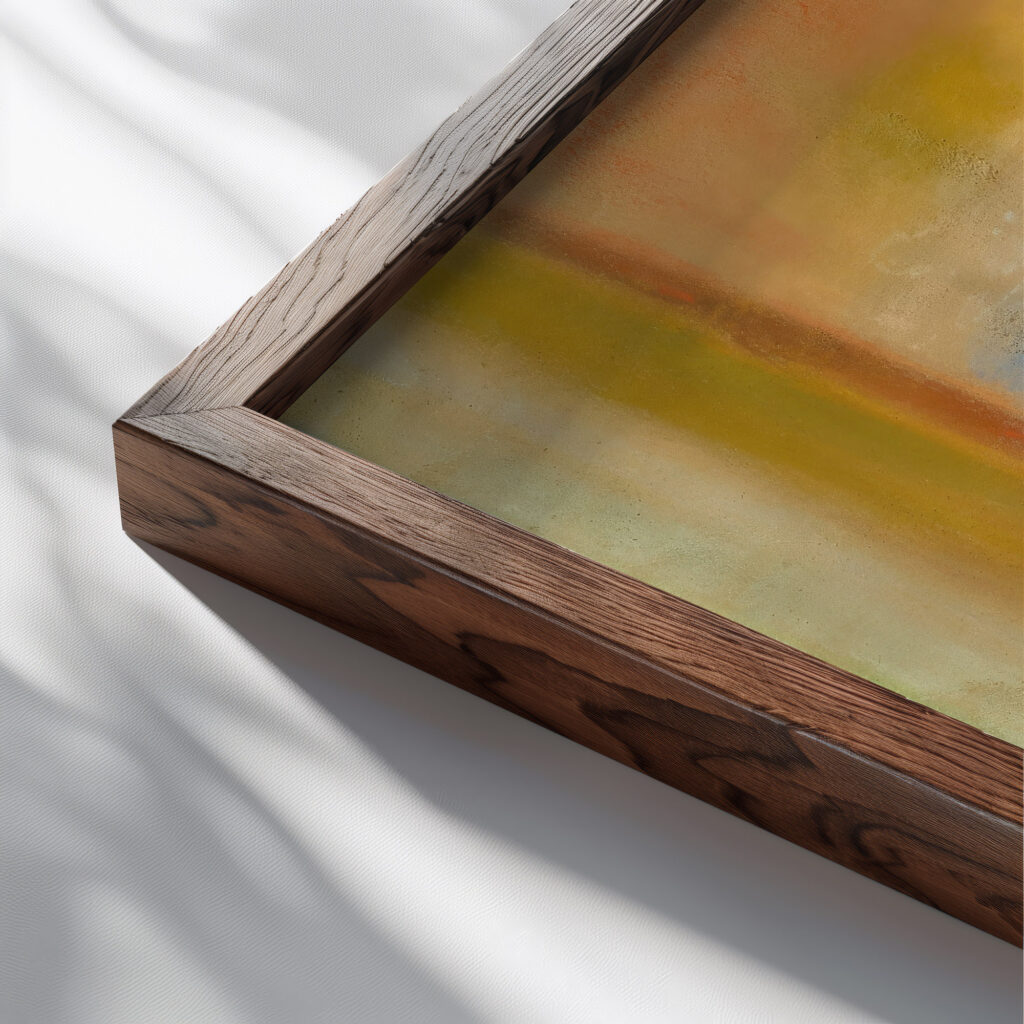 Spiegel 1927 Augusto Giacometti close up dark wood mockup