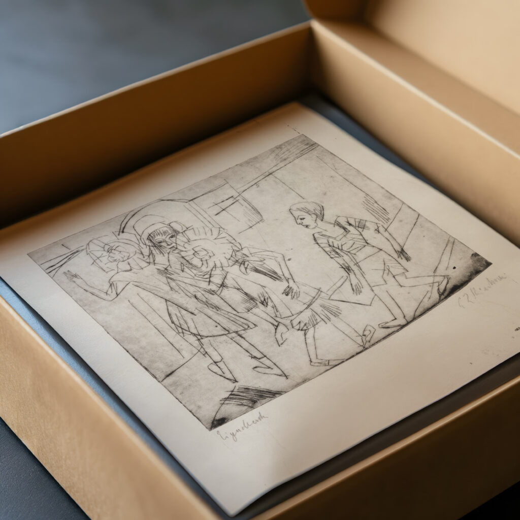 Spielende Kinder 1914 Ernst Ludwig Kirchner video mockup